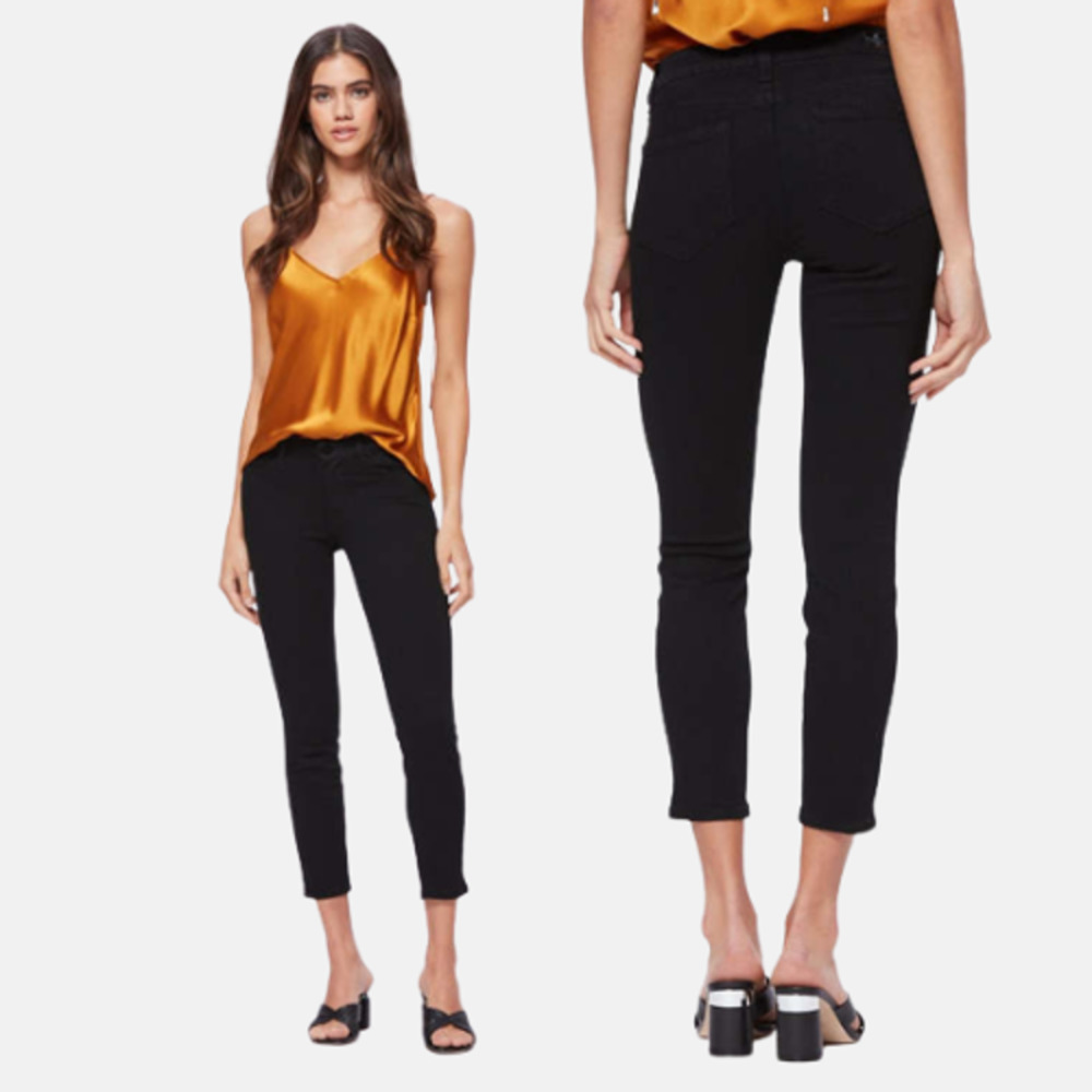 Paige Black Verdugo Crop jeans Womens 26